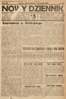 Nowy Dziennik. 1925, nr 256