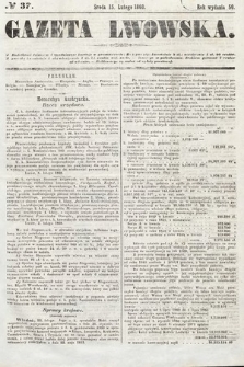 Gazeta Lwowska. 1860, nr 37