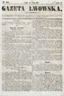 Gazeta Lwowska. 1860, nr 45