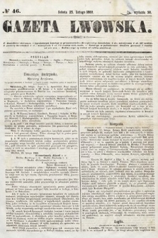 Gazeta Lwowska. 1860, nr 46