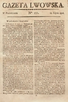 Gazeta Lwowska. 1816, nr 121