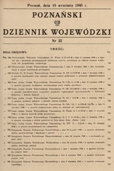 Poznański Dziennik Wojewódzki. 1948, nr 32