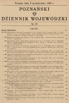 Poznański Dziennik Wojewódzki. 1948, nr 35