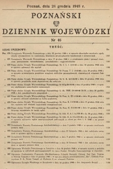 Poznański Dziennik Wojewódzki. 1948, nr 46