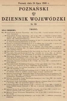 Poznański Dziennik Wojewódzki. 1948, nr 23