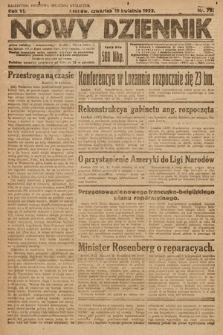 Nowy Dziennik. 1923, nr 79