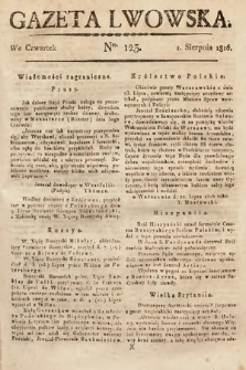 Gazeta Lwowska. 1816, nr 123