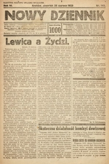 Nowy Dziennik. 1923, nr 143