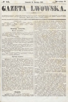 Gazeta Lwowska. 1860, nr 85