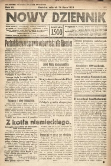 Nowy Dziennik. 1923, nr 168