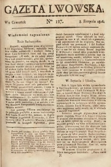 Gazeta Lwowska. 1816, nr 127