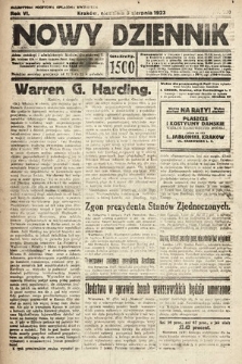 Nowy Dziennik. 1923, nr 180