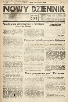 Nowy Dziennik. 1923, nr 192