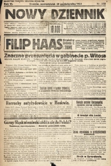 Nowy Dziennik. 1923, nr 258