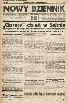 Nowy Dziennik. 1923, nr 261