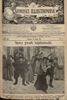 Nowości Illustrowane. 1911, nr 7