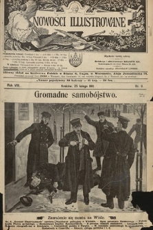 Nowości Illustrowane. 1911, nr 8