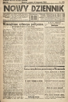 Nowy Dziennik. 1923, nr 278