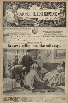 Nowości Illustrowane. 1911, nr 22