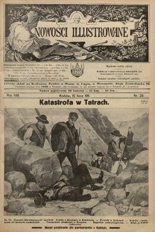 Nowości Illustrowane. 1911, nr 28