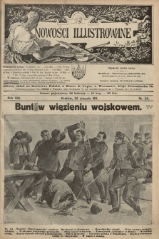 Nowości Illustrowane. 1911, nr 34