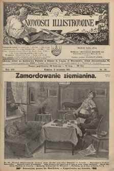 Nowości Illustrowane. 1911, nr 36