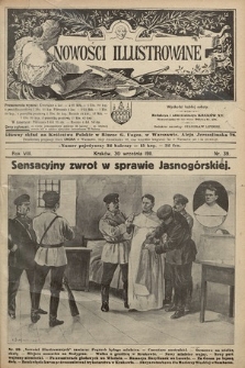 Nowości Illustrowane. 1911, nr 39