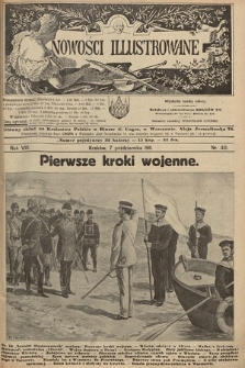 Nowości Illustrowane. 1911, nr 40