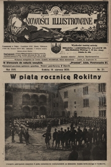 Nowości Illustrowane. 1920, nr 25