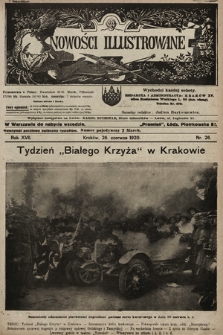 Nowości Illustrowane. 1920, nr 26