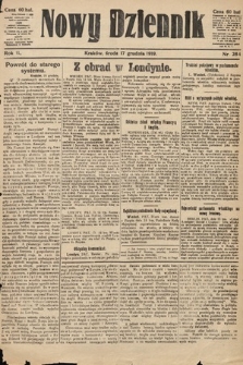 Nowy Dziennik. 1919, nr 284