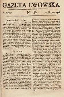Gazeta Lwowska. 1816, nr 132