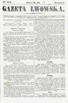 Gazeta Lwowska. 1860, nr 151