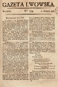 Gazeta Lwowska. 1816, nr 134