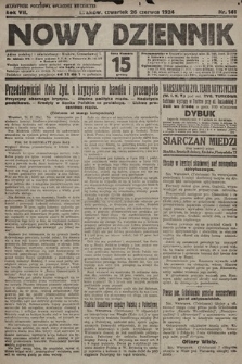 Nowy Dziennik. 1924, nr 141