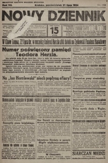 Nowy Dziennik. 1924, nr 163