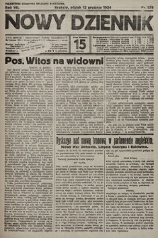 Nowy Dziennik. 1924, nr 278