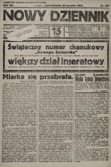Nowy Dziennik. 1924, nr 287