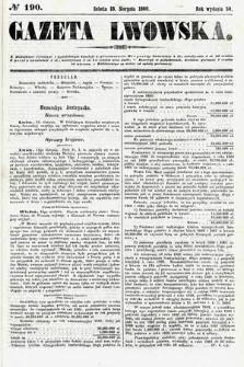 Gazeta Lwowska. 1860, nr 190