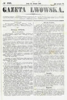 Gazeta Lwowska. 1860, nr 193