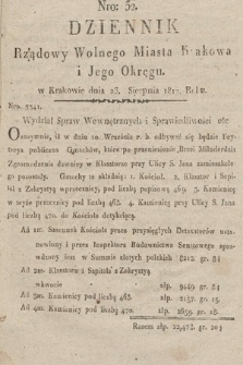 Dziennik Rządowy Wolnego Miasta Krakowa i Jego Okręgu. 1817, nr 32