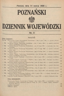 Poznański Dziennik Wojewódzki. 1936, nr 11