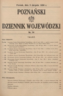 Poznański Dziennik Wojewódzki. 1936, nr 34