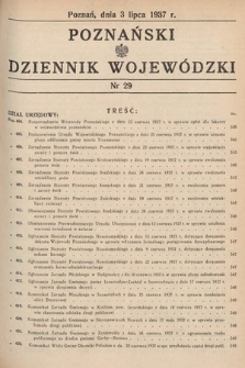 Poznański Dziennik Wojewódzki. 1937, nr 29