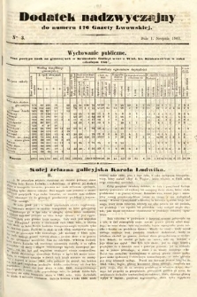 Dodatek Nadzwyczajny do Gazety Lwowskiej. 1867, nr 3