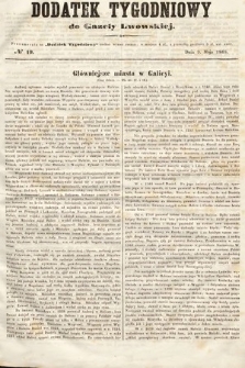 Dodatek Tygodniowy do Gazety Lwowskiej. 1868, nr 19