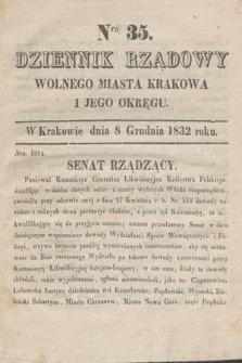 Dziennik Rządowy Wolnego Miasta Krakowa i Jego Okręgu. 1832, nr 35