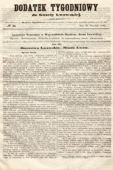 Dodatek Tygodniowy do Gazety Lwowskiej. 1868, nr 39