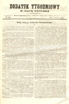 Dodatek Tygodniowy do Gazety Lwowskiej. 1869, nr 23