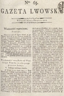 Gazeta Lwowska. 1812, nr 63